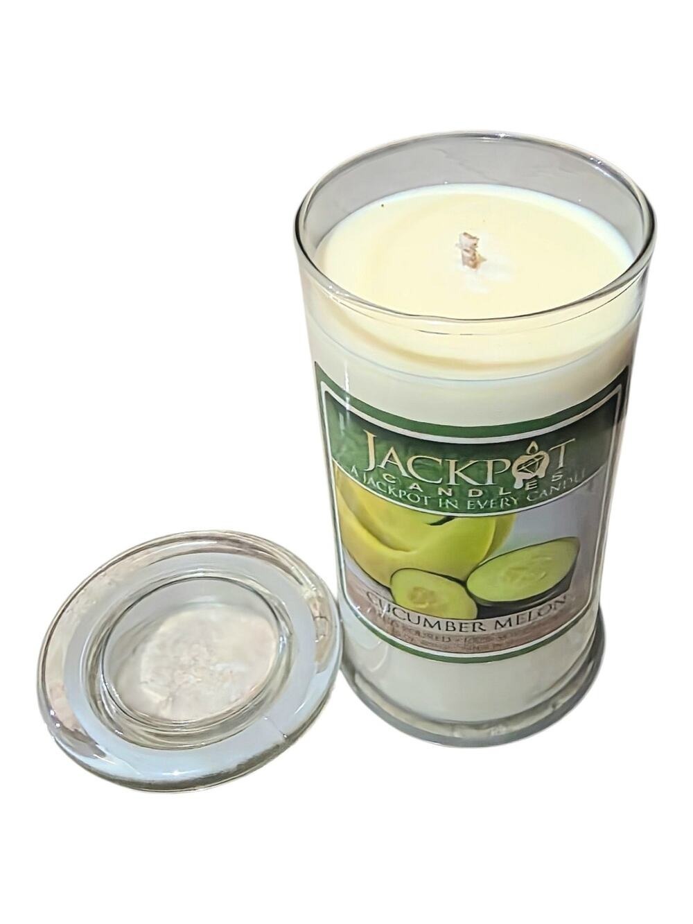 CUCUMBER MELON SOY LARGE CANDLE JEWELRY INSIDE